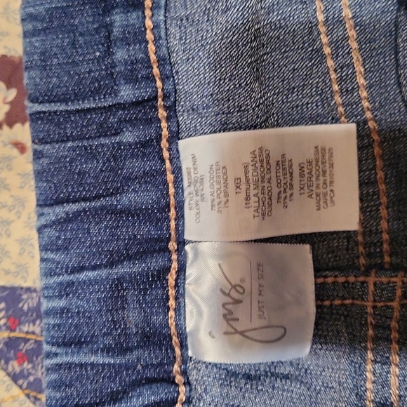 EUC JMS Bootcut Elastic Waist Jeans. Size 18W - Picture 4 of 4